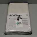 100% Blackout Shield Linen Blackout Curtains for Bedroom 84 Inches Long, Back Tab/Rod Pocket Living Room Drapes, Thermal Insulated Blackout Curtains 2 Panels Set, 50" W x 84" L, Cream