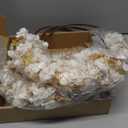 mizii 3Pcs Artificial White Cherry Blossom Branches 40" Fake Silk Cherry Blossoms Flowers with Long Stem for Wedding Decorations Table Centerpieces Vase Arrangement Home Decor (White)