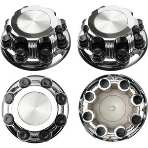 4PCS Wheel Center Hub Caps w/Lug Nut Covers for Chevy Avalanche Silverado Suburban Tahoe, for GMC Sierra Yukon 1500 2500 HD Classic 16 Inch Van Truck Rim Hubcaps # 15039488 909002