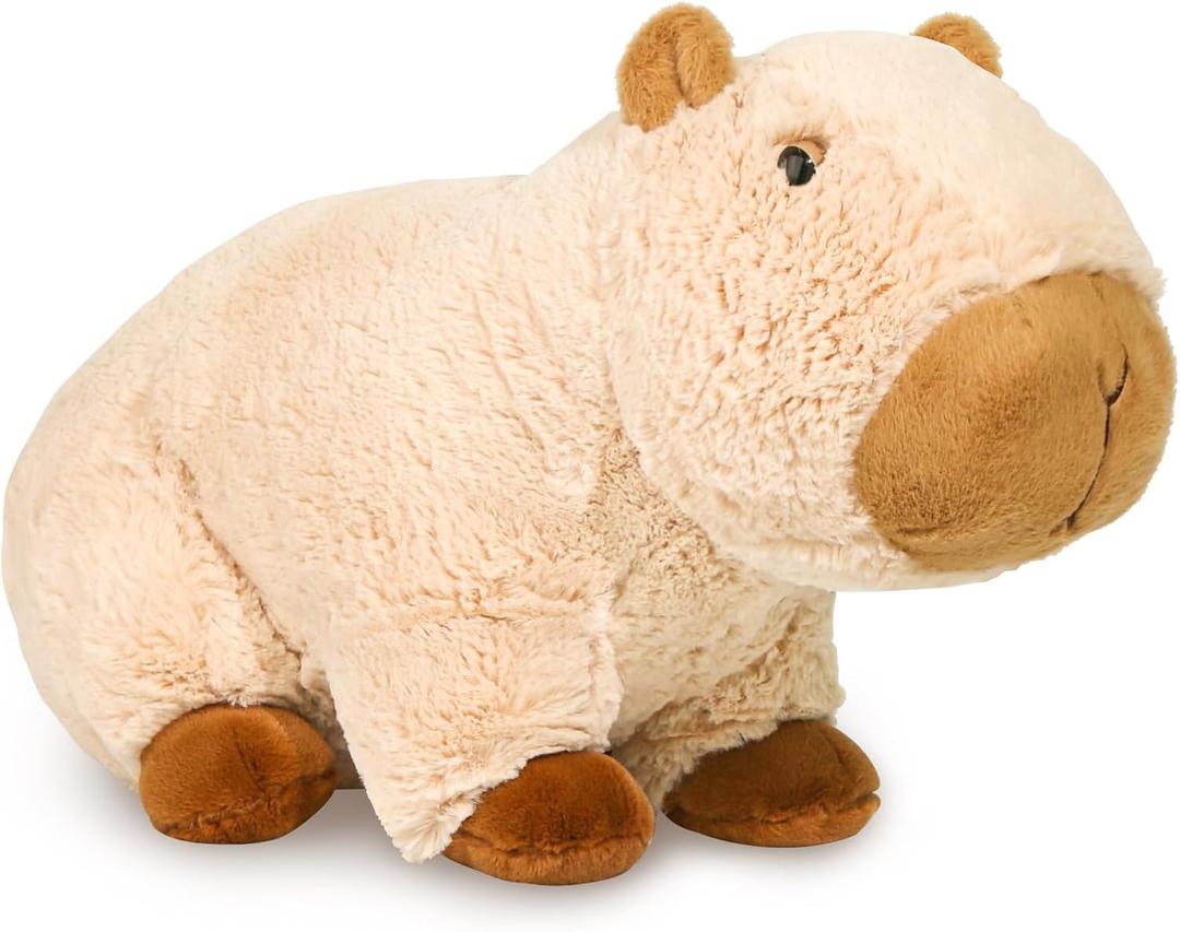 Cute Capybara Plush Pillows Kawaii Soft Capybara Stuffed Animals Capybara Plushie Birthday for Kids(9in) (Small)