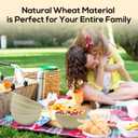 Numkey 60 oz [Set Of 6] Large Cereal Bowls Wheat Straw Bowls Salad bowls Soup bowls Unbreakable Oversized bowl Dishwasher & Microwave safe BPA free Cereal bowls for kitchen (Beige)