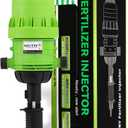 NEWTRY 0.4%-4% Fertilizer Injector for Drip Irrigation 1:250 to 1:25 Adjustable Water Powered Dosing Pump 3/4" NPT