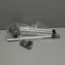 Adjustable Hair Dryer Stand, 29-59 Inch Hair Dryer Holder with Tripod and Universal Clip, 360-Degree Rotating Blow Dryer Stand for Bathroom, Vanity, Makeup Room