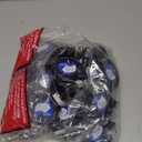 20PK Plastic Label Tapes Compatible with LT-100H Printer Supplies for Part Number 91201 EVA LT100H(Black on Clear)