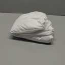 California Design Den 100% Organic Cotton Fitted Sheet Full Size Only - Percale Full Size Fitted Sheet with Deep Pockets, Crisp, Lightweight, Snug-Fit - White (01 - Bright White)