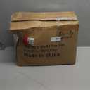 Alupssuc Set of 2 18 Inch Pre-lit Outdoor Christmas Tree with 50 Multi-Color Lights, Timer, Battery Operated Pre-Decorated Frosted Christmas Urn Filler for Pathway &Porch& Yard Decorations, 18 Inch