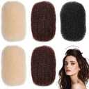 DOITOOL 5 Pcs Women Hair Padding Clamps, Hair Styling Pads for Volume Updo Accessories Home Use, Assorted Colors