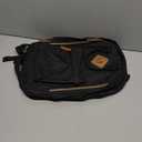 Madison & Dakota 13.5”L Mini Canvas Backpack for Everyday, School, Recreation, Commuting and Travel in Black