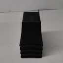 Bed Risers 6 Inch Heavy Duty,Oversized Couch Risers, Extra Wide Furniture Risers for Sofa Table Desk Headboard Chair Lifting,Rectangle Risering Blocks Support 6000 lbs(4 Pack Black)