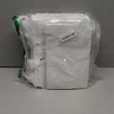 12 Pack Medium Size Gift Bags with Ribbon Handles & Tissue bags, White Gift Bags for Shopping, Small Business, Bridal Party, Wedding, Baby Shower, Bridal Party, Christmas and Holiday (10.6 x3.5 x8.3)