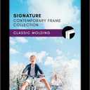 Americanflat 6x12 Picture Frame with Shatter-Resistant Glass - Signature Collection - Gallery-Style Frames Made of Engineered Wood - Photo Frame for Tabletop and Wall Display - Black