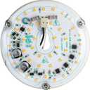 4'' 20W LED Ceiling Fan Light Retrofit Kit, Ceiling Light Replacement Module Board, White 5000K 2400LM, 120V, ETL CRI90
