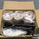 ZECOXOL Boho Floor Lamp for Living Room Bedroom-3 Light Dimmable Floor Lamp with Three Led Bulb, Rustic Tall Lamp Black Standing Lamp Tree Floor Lamps for Living Room Bedroom,Office,Corner (6.25inch, Black-Dimmbale-Straight)