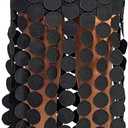 Cicy Bell Womens Hollow Out Maxi Skirts Summer High Waisted Boho Fringe Hem Skirt Beach Vacation Outfits