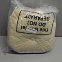 Namalu 2 Pcs Round Throw Pillow 13.8 Inch Decorative Round Velvet Floor Pillows Pumpkin Throw Pillows with Center Button for Thanksgiving Home Decor Living Room Sofa Couch Bed Chair (Cream)