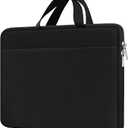 Laptop Sleeve Case 15.6 inch, Durable Travel Laptop Bag HandBag Shockproof Protective Computer Cover Carrying Bag Briefcase for 15" 15.6" HP Asus Acer Dell Lenovo Laptop Notebook Ultrabook, (Black)