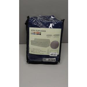 Sofa Slipcover, Navy Blue Sofa + 3 Cushion Covers