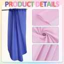 6Pcs Color Crush School Classroom Curtains Colorful Back to School Curtains Color Crush Classroom Window Decorations for Kindergarten Preschool Daycare Bedroom Playroom Room Decor, 24"W x 36"L