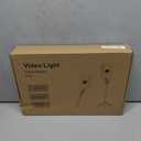 Tripod for iPhone with Light, Portable 15W Ring Light with Stand and Phone Holder for Video Recording, 6000mAh Magnetic Phone Tripod with Light 2500K-9000K for Food Hunt,Mukbang Video,Vlogging,CRI95