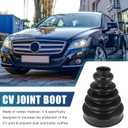 uxcell CV Joint Boot 0.94 Inch Diameter Dust Dirt Protective Rubber Cover Universal for Car Black