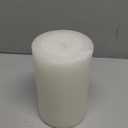 6 Inch White Pillar Candles - Set of 1