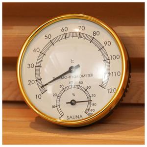 Sauna Thermometer 2 in 1 Thermometer Hygrometer for Sauna Room, Sauna Accessories for Any Barrel or Infrared Steam Saunas