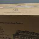 Electric Fireplace Logs Inserts Heater 20-Inch, Remote Controller Fireplace Heater, Adjustable Flame Colors, Realistic Fake firewood Flame, Overheat Protection, Timer, Thermostat, 1500W Black