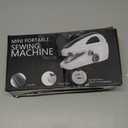 Handheld Sewing Machine, Mini Hand Held Sewing Machine Portable for Beginners, Cordless Dual Speed Small Travel Hand Stitching Repair for Clothes DIY Home Use