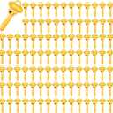 Brass Finish Uncut Key Blanks, SC4 (6SH1) Blank Keys, SC4 Key Blanks 6 Pin (100-Pack)