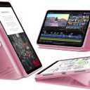 ESR for iPad Air 11 Inch Case M4/M3/M2 (2026/2025/2024), iPad Air 5th/4th Gen Case (2022/2020) 10.9 Inch, Removable Magnetic Cover, Adjustable Portrait/Landscape Stand, 9 Standing Angles, Pink