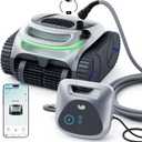 (2026 Upgrade) BUBLUE C20H Gen2 Pool Vacuum for Inground Pools, Corded & Cordless Hybrid Pool Cleaner Robot with Smart Navigation, APP Control, Clean Floor/Waterline for Pools Up to 1615 Sq.Ft, Silver