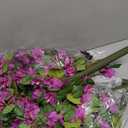 HUAESIN 2 Pack 5FT Bougainvillea Artificial Tree Tall Potted Fake Bougainvillea Trees Lifelike Faux Plants with Wood Trunk and Pink Flower for Indoor Outdoor Office Wedding Home Decor