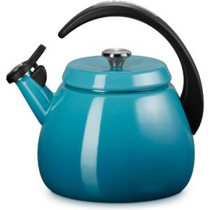 Le Creuset Enamel on Steel Cloche Kettle, 2.2 qt., Carribbean
