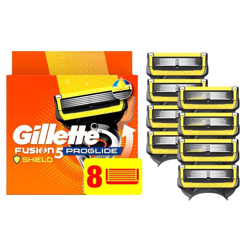 Gillette ProGlide Shield Razor Refills for Men, 8 Blade Refills (8 Count (Pack of 1))