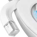 Ultra-Slim Bidet Dual Mode Bidet Attachment for Toilet, Bidet Toilet Seat Attachment with Pressure Controls(Feminine/Posterior Wash),Easy to install Design Non-Electric Bidet