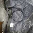 Magnetic Thermal Insulated Door Curtain Temporary Magnetic Screen Fits Size 30"X80" Thicker Layered Fabric Self Closing Door Curtains with Thicken Cotton for Winter Back/Front Doors (Gray)