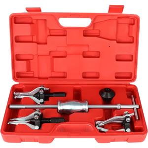 SCITOO 3 Jaw Gear Bearing Slide Hammer Puller Set, Universal Internal & External Gear Pulley Puller Set for Pulling Out Gears Bearings