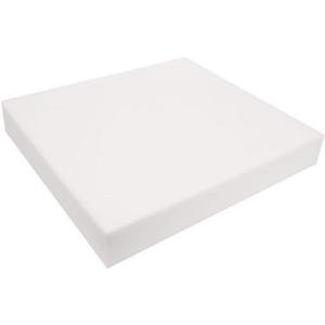 FoamRush 2'x2'x4" Upholstery Foam Cushion High Density (Chair Cushion Square Foam for Dinning Chairs, Wheelchair Seat Cushion Replacement)