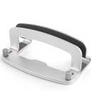 LOTEYIKE Aluminum Vertical Laptop Stand, MacBook Pro Laptop Vertical Stand Dock Holder with Adjustable Slot Fits All Laptops Notebook Tablets MacBook Air- Save