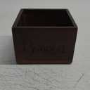 Acacia Wood Remote Control Holder Caddy, TV Organizer for Table, Vintage Farmhouse Desk Caddy (Brown for 3+ Controls)
