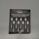 Dinner Spoon Set,8-Piece 7.3 Inch Soup Spoons,Premium Food Grade Stainless Steel Table Spoon,Durable Metal Tablespoon,Dishwasher Safe Silverware Spoons