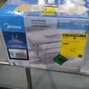 Midea 8,000 BTU U Shaped Smart Inverter Window Air Conditioner - Cools 350 Sq Ft, Ultra Quiet with Open Window Flexibility - Alexa/Google Assistant Compatible - 37% Energy Savings, Remote (Updated)