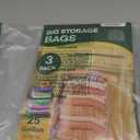 Extra Large 5 Gallon Zippered Plastic Bags for Storage- 18'' x 24'', Ideal for Clothes Clothing, Travel, Moving, 2-mil Thick Clear Plastic, 10 pack