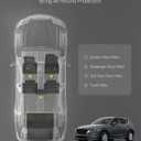 3W Floor Mats & Cargo Liner Fit Mazda CX-50 2023 2024 2025 (Not for Hybrid), TPE All Weather Liners Full Set Mazda CX 50 Accessories All Season Guard Odorless Anti-Slip Black