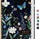2 x Planner 2026-2027, Monthly and Weekly Academic Planner July 2026 - June 2027, Hardcover Student Teacher Planning Agenda Calendar Book with Tabs, Perfect for Office School Supplies, A5 (6.3" x 8.5") - Celestial