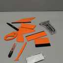 ValueMax Window Tint Kit 10PCS Car Vinyl Wrap Tools Protective Film Installation Set Including Rubber Vinyl Squeegees, Felt Squeegees, Safety Cutter Knife, Utility Knife with Blades