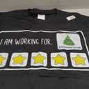 I Am Working For Christmas Break 5 Stars Funny Teacher Xmas T-Shirt, Medium