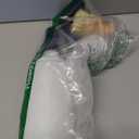 NEECZS Kitchen Soap Dispenser Set with Instant Dry Tray, 16 Oz Hand and Dish Soap White Glass Dispenser Set, Stainless Steel Pump, Waterproof Labels, Dish Brush, Luxury Soap Bottle for Kitchen, Bathroom