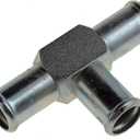 Dorman 56387 5/8 X 5/8 X 5/8 In. Metal Universal Heater Hose Tee Universal Fit