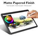 Esanik 2 Pack Like Paper Glass Screen Protector for Samsung Galaxy Tab S6 Lite 10.4 Inch (2024/2022/2020) 9H Tempered Glass Film, Writing Like on Paper, Anti Glare